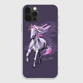 Чехол для iPhone 12 Pro Max с принтом Dream Big в городе Новоалтайск, Силикон |  | animal | drawing | dream | fairytale | horn | magic | mane | purple | slogan | text | unicorn | волшебство | грива | единорог | животное | магия | мечта | рисунок | рог | сказочный | слоган | текст | фиолетовый