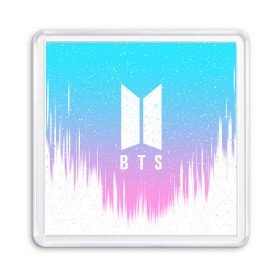 Магнит 55*55 с принтом BTS LOVE YOURSELF в городе Новоалтайск, Пластик | Размер: 65*65 мм; Размер печати: 55*55 мм | Тематика изображения на принте: bangtan boys | bt21 | bts | bts army | bts stickers | j hope | jimin | jin | jungkook | k pop | rap monster | rapmon | suga | v | бтс | корея | стикеры bts