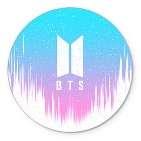 Коврик для мышки круглый с принтом BTS LOVE YOURSELF в городе Новоалтайск, резина и полиэстер | круглая форма, изображение наносится на всю лицевую часть | bangtan boys | bt21 | bts | bts army | bts stickers | j hope | jimin | jin | jungkook | k pop | rap monster | rapmon | suga | v | бтс | корея | стикеры bts