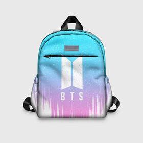 Детский рюкзак 3D с принтом BTS LOVE YOURSELF в городе Новоалтайск, 100% полиэстер | лямки с регулируемой длиной, сверху петелька, чтобы рюкзак можно было повесить на вешалку. Основное отделение закрывается на молнию, как и внешний карман. Внутри дополнительный карман. По бокам два дополнительных кармашка | bangtan boys | bt21 | bts | bts army | bts stickers | j hope | jimin | jin | jungkook | k pop | rap monster | rapmon | suga | v | бтс | корея | стикеры bts