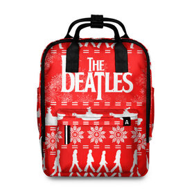 Женский рюкзак 3D с принтом The Beatles (6) в городе Новоалтайск, 100% полиэстер | лямки с регулируемой длиной, сверху ручки, чтобы рюкзак нести как сумку. Основное отделение закрывается на молнию, как и внешний карман. Внутри два дополнительных кармана, один из которых закрывается на молнию. По бокам два дополнительных кармашка, куда поместится маленькая бутылочка
 | beatles | merry christmas | music | rock | the beatles | yellow submarine | битлз | джон леннон | легенда | музыка | новогодний свитшот | новый год | пит бест | рок