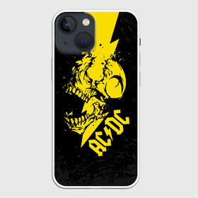 Чехол для iPhone 13 mini с принтом AC DC HIGH VOLTAGE в городе Новоалтайск,  |  | ac dc | acdc | high voltage | music | rock | skull | группа | молния | музыка | музыканты | рок | череп
