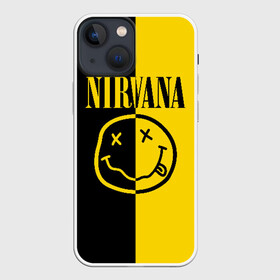 Чехол для iPhone 13 mini с принтом NIRVANA в городе Новоалтайск,  |  | music | nirvana | rip smile | rock | smile | группа | курт кобейн | музыка | нирвана | рок | смайл