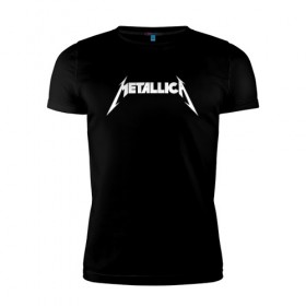 Мужская футболка премиум с принтом METALLICA (НА СПИНЕ) в городе Новоалтайск, 92% хлопок, 8% лайкра | приталенный силуэт, круглый вырез ворота, длина до линии бедра, короткий рукав | matters metallica | music | nothing else | rock | trash metal | группа | музыка | музыканты | рок | трэш металл
