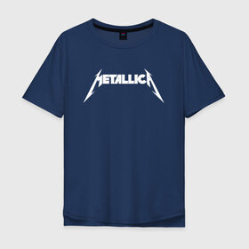 Мужская футболка хлопок Oversize с принтом METALLICA (НА СПИНЕ) в городе Новоалтайск, 100% хлопок | свободный крой, круглый ворот, “спинка” длиннее передней части | matters metallica | music | nothing else | rock | trash metal | группа | музыка | музыканты | рок | трэш металл