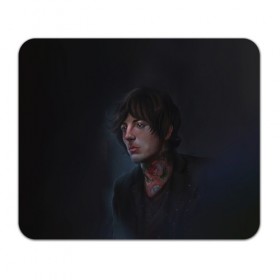 Коврик для мышки прямоугольный с принтом Оли в городе Новоалтайск, натуральный каучук | размер 230 х 185 мм; запечатка лицевой стороны | amo | bmth | bring me the horizon | oliver sykes | sleepwalking | амо | оливер сайкс