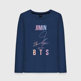 Женский лонгслив хлопок с принтом JIMIN BTS АВТОГРАФ в городе Новоалтайск, 100% хлопок |  | bts | bts boy | bts love | jimin | k pop | love yourself | айдол | битиэс | бтс | ким тэ хен | фанфик бтс | чимин. | чон чонгук
