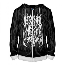 Мужская толстовка 3D на молнии с принтом BRING ME THE HORIZON в городе Новоалтайск, 100% полиэстер | длина до линии бедра, манжеты и пояс оформлены мягкой тканевой резинкой, двухслойный капюшон со шнурком для регулировки, спереди молния, по бокам два кармана | bmth | bring me the horizon | music | rock | бмтш | группа | дэткор | музыка | музыканты | рок | электроник