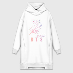 Платье-худи хлопок с принтом SUGA BTS АВТОГРАФ в городе Новоалтайск,  |  | bts | bts boy | bts love | k pop | love yourself | suga. | айдол | битиэс | бтс | ким тэ хен | фанфик бтс | чон чонгук
