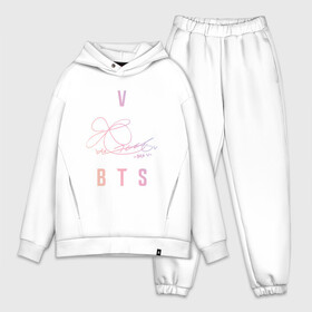 Мужской костюм хлопок OVERSIZE с принтом V BTS АВТОГРАФ в городе Новоалтайск,  |  | bts | bts boy | bts love | k pop | love yourself | v | айдол | битиэс | бтс | ви. | ким тэ хен | фанфик бтс | чон чонгук