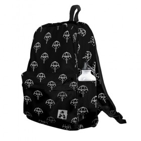 Рюкзак 3D с принтом BRING ME THE HORIZON в городе Новоалтайск, 100% полиэстер | лямки с регулируемой длиной, сверху петелька, чтобы рюкзак можно было повесить на вешалку. Основное отделение закрывается на молнию, как и внешний карман. Внутри два дополнительных кармана, один из которых закрывается на молнию. По бокам два дополнительных кармашка | Тематика изображения на принте: bmth | bring me the horizon | music | rock | бмтш | группа | дэткор | музыка | музыканты | рок | электроник