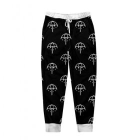 Мужские брюки 3D с принтом BRING ME THE HORIZON в городе Новоалтайск, 100% полиэстер | манжеты по низу, эластичный пояс регулируется шнурком, по бокам два кармана без застежек, внутренняя часть кармана из мелкой сетки | bmth | bring me the horizon | music | rock | бмтш | группа | дэткор | музыка | музыканты | рок | электроник