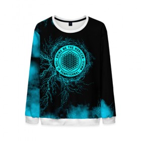 Мужской свитшот 3D с принтом Bring Me the Horizon в городе Новоалтайск, 100% полиэстер с мягким внутренним слоем | круглый вырез горловины, мягкая резинка на манжетах и поясе, свободная посадка по фигуре | bmth | bring me the horizon | альтернативный | бмт | бмтх | бмтш | брин | бринг | горизонт | достань для меня | дэткор | зе | метал | ми | рок | хоризон | электроник
