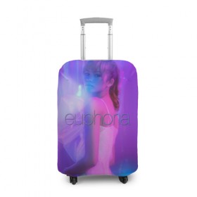 Чехол для чемодана 3D с принтом сериал Euphoria в городе Новоалтайск, 86% полиэфир, 14% спандекс | двустороннее нанесение принта, прорези для ручек и колес | zendaya | зендея | ру беннетт | сериал euphoria | эйфория