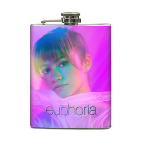 Фляга с принтом сериал Euphoria в городе Новоалтайск, металлический корпус | емкость 0,22 л, размер 125 х 94 мм. Виниловая наклейка запечатывается полностью | Тематика изображения на принте: zendaya | зендея | ру беннетт | сериал euphoria | эйфория