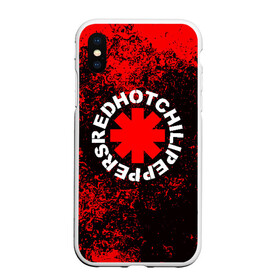 Чехол для iPhone XS Max матовый с принтом RED HOT CHILI PEPPERS в городе Новоалтайск, Силикон | Область печати: задняя сторона чехла, без боковых панелей | red hot chili peppers | rhcp | рхчп