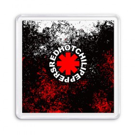 Магнит 55*55 с принтом RED HOT CHILI PEPPERS в городе Новоалтайск, Пластик | Размер: 65*65 мм; Размер печати: 55*55 мм | red hot chili peppers | rhcp | рхчп