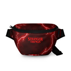 Поясная сумка 3D с принтом STRANGER THINGS в городе Новоалтайск, 100% полиэстер | плотная ткань, ремень с регулируемой длиной, внутри несколько карманов для мелочей, основное отделение и карман с обратной стороны сумки застегиваются на молнию | 011 | eggo | eleven | friends don t lie | netflix | season 3 | stranger things | демогоргон | нетфликс | одиннадцатая | очень странные дела | сезон 3