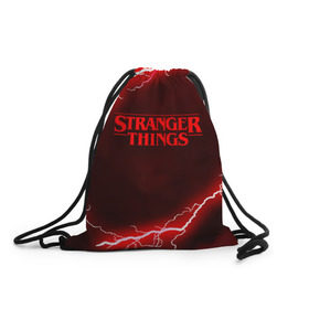 Рюкзак-мешок 3D с принтом STRANGER THINGS в городе Новоалтайск, 100% полиэстер | плотность ткани — 200 г/м2, размер — 35 х 45 см; лямки — толстые шнурки, застежка на шнуровке, без карманов и подкладки | 011 | eggo | eleven | friends don t lie | netflix | season 3 | stranger things | демогоргон | нетфликс | одиннадцатая | очень странные дела | сезон 3