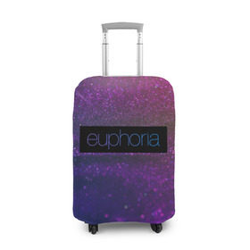 Чехол для чемодана 3D с принтом сериал Euphoria в городе Новоалтайск, 86% полиэфир, 14% спандекс | двустороннее нанесение принта, прорези для ручек и колес | zendaya | зендея | ру беннетт | сериал euphoria | эйфория