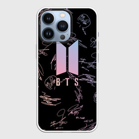 Чехол для iPhone 13 Pro с принтом BTS АВТОГРАФЫ в городе Новоалтайск,  |  | bts | bts boy | bts love | k pop | love yourself | айдол | битиэс. | бтс | ким тэ хен | фанфик бтс | чон чонгук