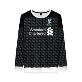 Женский свитшот 3D с принтом Virgil van Dijk third 19-20 в городе Новоалтайск, 100% полиэстер с мягким внутренним слоем | круглый вырез горловины, мягкая резинка на манжетах и поясе, свободная посадка по фигуре | champions | england | league | liverpool | premier | salah | англия | ван дейк | ливерпуль | лига | мане | мохаммед | салах | фирмино | чемпионов