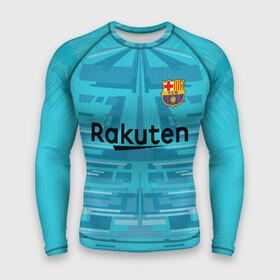 Мужской рашгард 3D с принтом Barcelona Gk 19 20 в городе Новоалтайск,  |  | barcelona | champions league | spain | ter stegen | барселона | испания | лига чемпионов | тер штеген