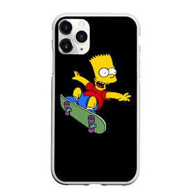 Чехол для iPhone 11 Pro Max матовый с принтом Скейт в городе Новоалтайск, Силикон |  | bart | the simpsons | барт | симпсоны