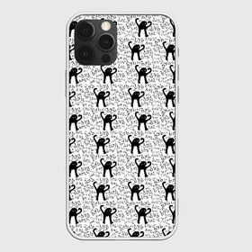 Чехол для iPhone 12 Pro Max с принтом ЪУЪ в городе Новоалтайск, Силикон |  | Тематика изображения на принте: black and white | cursed cat | meme | pattern | truxkot19 | мем с котом | мемы | паттерн | прикол | съука | текстура | черно белый | черный кот | ъуъ съука | юмор