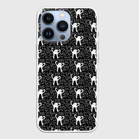 Чехол для iPhone 13 Pro с принтом ЪУЪ в городе Новоалтайск,  |  | Тематика изображения на принте: cursed cat | meme | pattern | truxkot19 | кот мем | мем с котом | мемы | паттерн | прикол | съука | черный кот | ъуъ съука | юмор