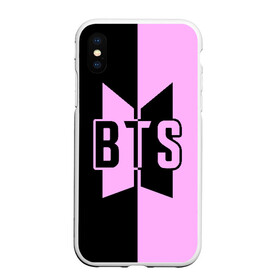 Чехол для iPhone XS Max матовый с принтом BTS в городе Новоалтайск, Силикон | Область печати: задняя сторона чехла, без боковых панелей | bangtan boys | bts | love yourself | бтс