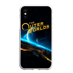 Чехол для iPhone XS Max матовый The Outer Worlds: в городе Новоалтайск, Силикон | Область печати: задняя сторона чехла, без боковых панелей | e3 | fallout: new vegas | neverwinter nights | obsidian entertainment | pathfinder | pillars of eternity | the outer worlds | tow | внешние миры | внешний мир | е3 | игра | обсидиан интертеймент