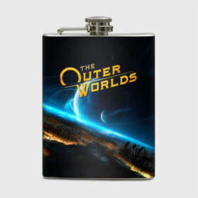 Фляга с принтом The Outer Worlds в городе Новоалтайск, металлический корпус | емкость 0,22 л, размер 125 х 94 мм. Виниловая наклейка запечатывается полностью | e3 | fallout: new vegas | neverwinter nights | obsidian entertainment | pathfinder | pillars of eternity | the outer worlds | tow | внешние миры | внешний мир | е3 | игра | обсидиан интертеймент