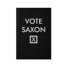 Обложка для паспорта матовая кожа с принтом Vote в городе Новоалтайск, натуральная матовая кожа | размер 19,3 х 13,7 см; прозрачные пластиковые крепления | Тематика изображения на принте: doctor who | tardis | доктор кто | тардис