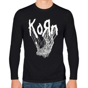 Мужской лонгслив хлопок с принтом Korn: The Nothing в городе Новоалтайск, 100% хлопок |  | alternative | heavy | korn | koяn | metal | rapcore | rock | the nothing | youll never find me | джонатан дэвис | корн | корни | коян | ню метал | нюметал | рок