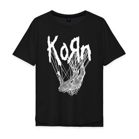 Футболка хлопок Оверсайз с принтом Korn: The Nothing в городе Новоалтайск, 100% хлопок | свободный крой, круглый ворот, “спинка” длиннее передней части | alternative | heavy | korn | koяn | metal | rapcore | rock | the nothing | youll never find me | джонатан дэвис | корн | корни | коян | ню метал | нюметал | рок