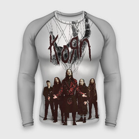 Мужской рашгард 3D с принтом Korn: The Nothing в городе Новоалтайск,  |  | alternative | heavy | korn | koяn | metal | rapcore | rock | the nothing | youll never find me | джонатан дэвис | корн | корни | коян | ню метал | нюметал | рок