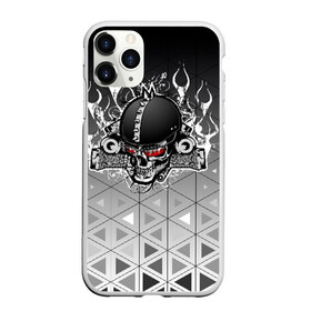 Чехол для iPhone 11 Pro Max матовый с принтом Мото в городе Новоалтайск, Силикон |  | байк | байкер | дорога | мото | мотор | мотоциклист | мощь | пламя | скорость | череп | шлем