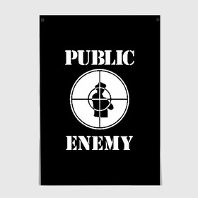 Постер с принтом PE в городе Новоалтайск, 100% бумага
 | бумага, плотность 150 мг. Матовая, но за счет высокого коэффициента гладкости имеет небольшой блеск и дает на свету блики, но в отличии от глянцевой бумаги не покрыта лаком | public enemy | rap | реп | рэп