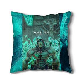 Подушка 3D с принтом Darksiders 2 в городе Новоалтайск, наволочка – 100% полиэстер, наполнитель – холлофайбер (легкий наполнитель, не вызывает аллергию). | состоит из подушки и наволочки. Наволочка на молнии, легко снимается для стирки | 3d | 3dвосприятие | action rpg | darksiders 2 | апокалипсис | арт | верблюд | война | всадник | желтый | зеброид | игра | караван | компьютерная | конь | монстры | серый | слешер