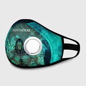 Маска из неопрена Darksiders 2: в городе Новоалтайск, неопрен 100% | Форма огибающая нос. Резинки для ушей с дополнительной резинкой на затылке. Клапан для выдоха для активного дыхания при занятиях спортом. Эластичный материал маски и окантовки для лучшего растяжения и прилегания маски. | 3d | 3dвосприятие | action rpg | darksiders 2 | апокалипсис | арт | верблюд | война | всадник | желтый | зеброид | игра | караван | компьютерная | конь | монстры | серый | слешер