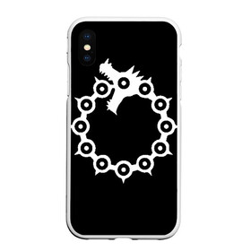Чехол для iPhone XS Max матовый с принтом Dragon в городе Новоалтайск, Силикон | Область печати: задняя сторона чехла, без боковых панелей | anime | meliodas | seven deadly sins | аниме | мелиодас