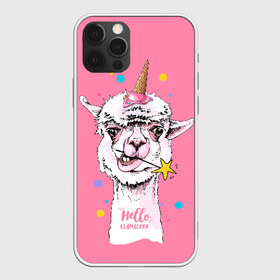 Чехол для iPhone 12 Pro Max с принтом Hello llamacorn в городе Новоалтайск, Силикон |  | alpaca | animal | carnival | cool | cup | head | horn | ice cream | llama | look | pink | slogan | star | unicorn | waffle | альпака | вафельный | взгляд | голова | единорог | животное | звезда | карнавал | лама | мороженое | привет | прикольный | р