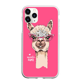 Чехол для iPhone 11 Pro матовый с принтом Romantic llama в городе Новоалтайск, Силикон |  | alpaca | animal | cool | flowers | head | heart | inscription | llama | look | pink | romance | альпака | взгляд | голова | животное | лама | любовь | надпись | очки | прикольный | розовые | романтика | сердце | цветы