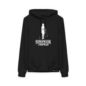 Женская толстовка с принтом STRANGER THINGS в городе Новоалтайск, френч-терри, мягкий теплый начес внутри (100% хлопок) | карман-кенгуру, эластичные манжеты и нижняя кромка, капюшон с подкладом и шнурком | stranger 2 | stranger 3 | stranger things 3 | things 2 | things 3 | очень странные дела | очень странные дела 3. | очень странный дело