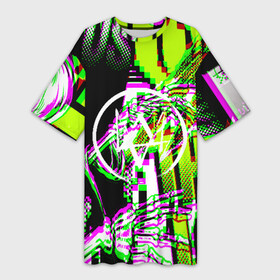 Платье-футболка 3D с принтом WATCH DOGS в городе Новоалтайск,  |  | action | ct os | ded sec | fox | game | hacker | legion | watch dogs | watch dogs 2 | watch dogs legion | знак лиса | игра | компьютерная игра | легион | хакер