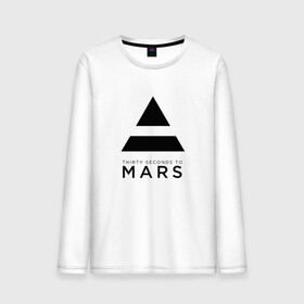 Мужской лонгслив хлопок с принтом 30 SECONDS TO MARS в городе Новоалтайск, 100% хлопок |  | Тематика изображения на принте: 30 seconds to mars | 30 секунд до марса | jared leto | thirty seconds to mars | джаред лето