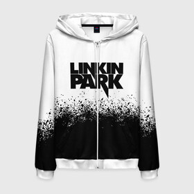 Мужская толстовка 3D на молнии с принтом LINKIN PARK в городе Новоалтайск, 100% полиэстер | длина до линии бедра, манжеты и пояс оформлены мягкой тканевой резинкой, двухслойный капюшон со шнурком для регулировки, спереди молния, по бокам два кармана | chester bennington | linkin park | mike shinoda | линкин парк