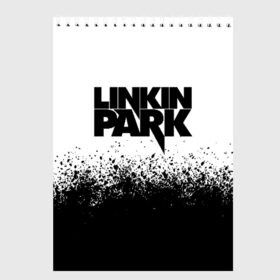 Скетчбук с принтом LINKIN PARK в городе Новоалтайск, 100% бумага
 | 48 листов, плотность листов — 100 г/м2, плотность картонной обложки — 250 г/м2. Листы скреплены сверху удобной пружинной спиралью | Тематика изображения на принте: chester bennington | linkin park | mike shinoda | линкин парк