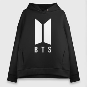 Женское худи Oversize хлопок с принтом BTS (+ на спине) в городе Новоалтайск, френч-терри — 70% хлопок, 30% полиэстер. Мягкий теплый начес внутри —100% хлопок | боковые карманы, эластичные манжеты и нижняя кромка, капюшон на магнитной кнопке | army | bts | jhope | jimin | jin | jungkook | k pop | kpop | mon | monster | suga | v | wings | бтс